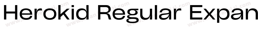 Herokid Regular Expanded字体转换